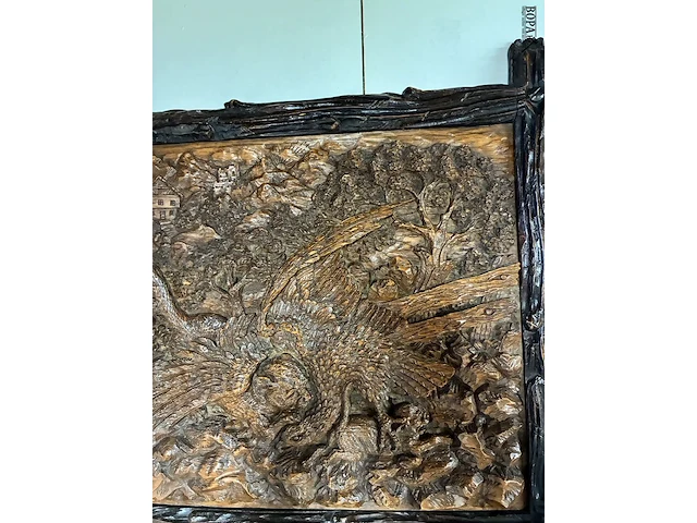 Lot 101 - reliëfplaat roofvogel - afbeelding 3 van  3