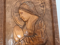 Lot 102 - houten paneel maria - afbeelding 2 van  3