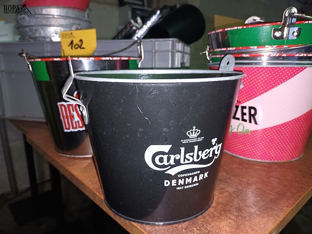 Lot 102 - ijsemmers en wijnkoelers. 23 stuks - afbeelding 4 van  4