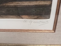 Lot 102 - kaders met trappen. 2 stuks - afbeelding 5 van  5