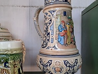 Lot 102 - oude bierkannen en potten in aardewerk duitse stijl - afbeelding 2 van  6
