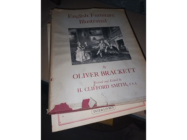 Lot 102 - oude boeken over meubels. 6 stuks - afbeelding 4 van  6