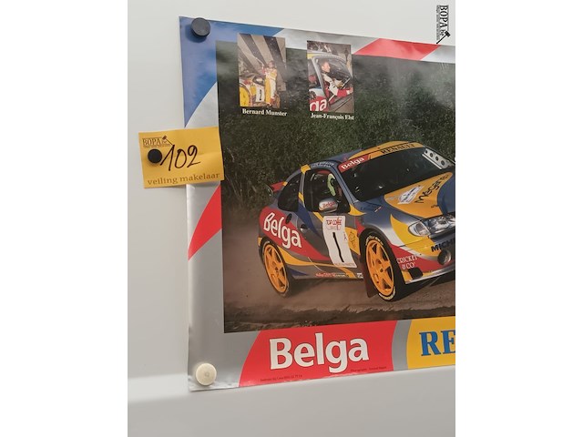 Lot 102 - poster belga renault - afbeelding 2 van  3