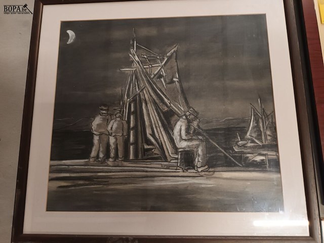 Lot 102 - tekeningen. 3 stuks - afbeelding 4 van  4