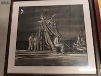 Lot 102 - tekeningen. 3 stuks - afbeelding 4 van  4