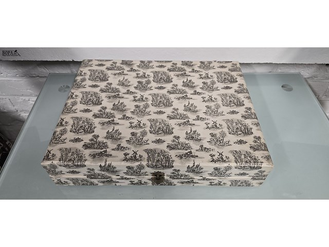 Lot 102 - vintage bestekkoffer 55 delig - afbeelding 4 van  4