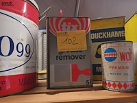 Lot 102 - vintage blikken. 5 stuks - afbeelding 1 van  4