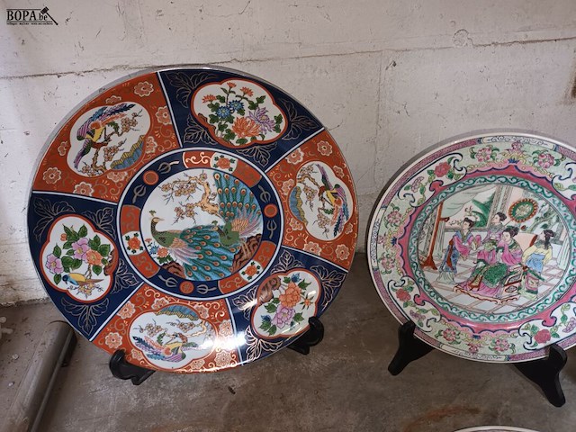 Lot 103 - chinese sierborden. 5 stuks - afbeelding 2 van  4