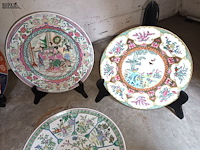 Lot 103 - chinese sierborden. 5 stuks - afbeelding 3 van  4