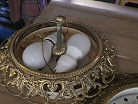 Lot 103 - koperen plafoniéres en belletjes plafoniére - afbeelding 4 van  4