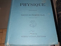 Lot 103 - oude boeken over fysica. 7 stuks - afbeelding 4 van  6