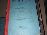 Lot 103 - oude boeken over fysica. 7 stuks - afbeelding 5 van  6