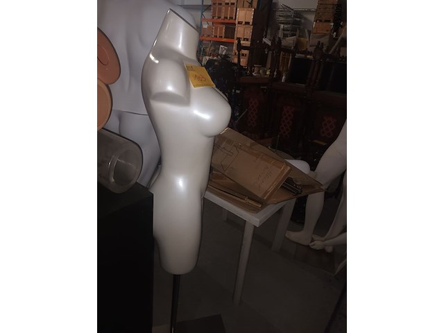 Lot 103 - paspop torso vrouw op statief - afbeelding 2 van  3