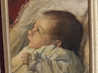 Lot 103 - schilderijen. 3 stuks - afbeelding 3 van  4