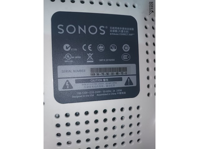 Lot 103 - sonos muziekboxen. 6 stuks - afbeelding 4 van  8