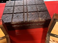Lot 103 - vintage en antieke houten doosjes - 5 stuks - afbeelding 5 van  5