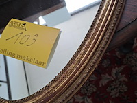 Lot 103 - vintage ovalen spiegel - afbeelding 2 van  2