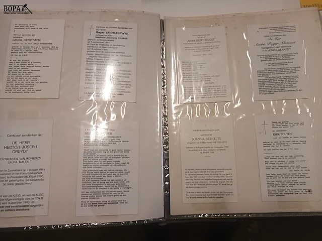 Lot 104 - bidprentjes en krantenartikels - afbeelding 5 van  6
