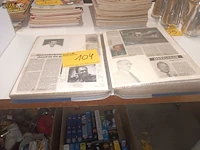 Lot 104 - bidprentjes en krantenartikels - afbeelding 6 van  6