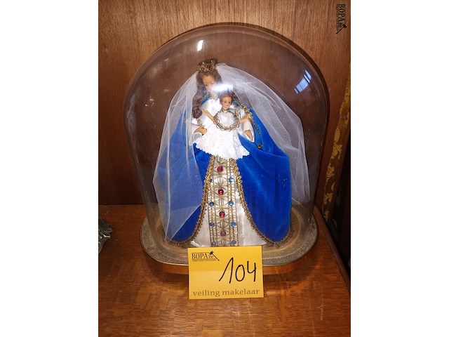 Lot 104 - globe met maria - afbeelding 1 van  2