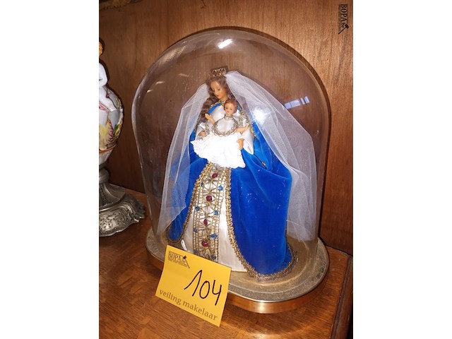 Lot 104 - globe met maria - afbeelding 2 van  2