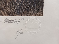 Lot 104 - kader met kunstwerk - afbeelding 5 van  5