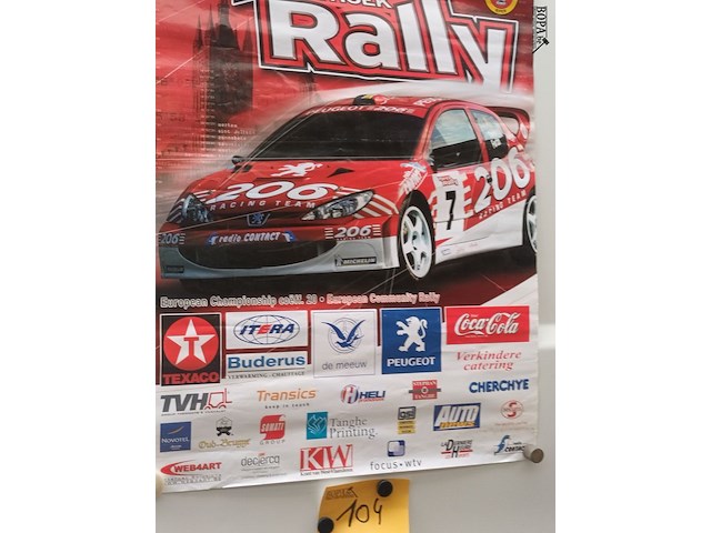 Lot 104 - poster ieper rally 2003 - afbeelding 3 van  3