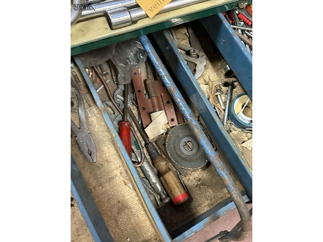 Lot 105 - assortiment handgereedschap racim en werkkoffer metaal - afbeelding 4 van  4