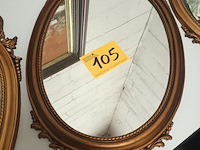 Lot 105 - goudkleurige kaders. 3 stuks - afbeelding 3 van  4