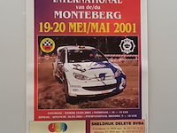 Lot 105 - poster rally sprint monteberg 2001 - afbeelding 1 van  3