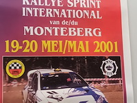 Lot 105 - poster rally sprint monteberg 2001 - afbeelding 2 van  3