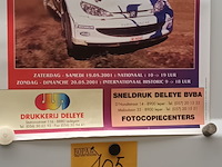 Lot 105 - poster rally sprint monteberg 2001 - afbeelding 3 van  3