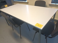 Lot 105 - rechthoekige werktafel. 3 stuks - afbeelding 1 van  3