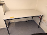 Lot 105 - rechthoekige werktafel. 3 stuks - afbeelding 3 van  3