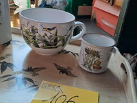 Lot 106 - plateau en servies vogelthema - afbeelding 2 van  5