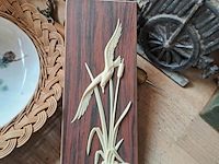 Lot 106 - plateau en servies vogelthema - afbeelding 4 van  5