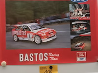 Lot 106 - poster bastos racing team - afbeelding 1 van  2