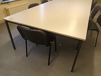 Lot 106 - rechthoekige werktafel. 5 stuks - afbeelding 1 van  2