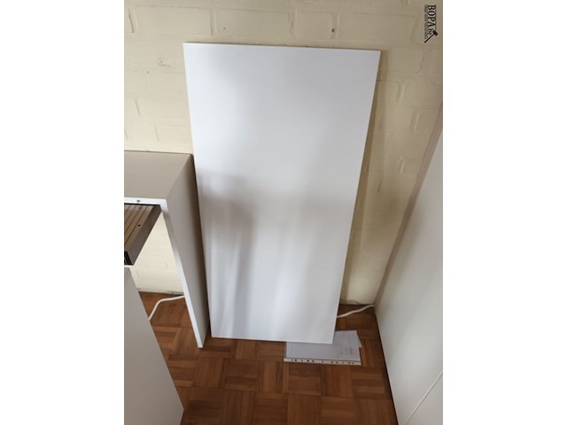 Lot 106 - witte uittrekbare console tafel - afbeelding 3 van  4