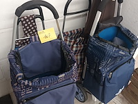 Lot 107 - boodschappen trolley. 5 stuks - afbeelding 1 van  4