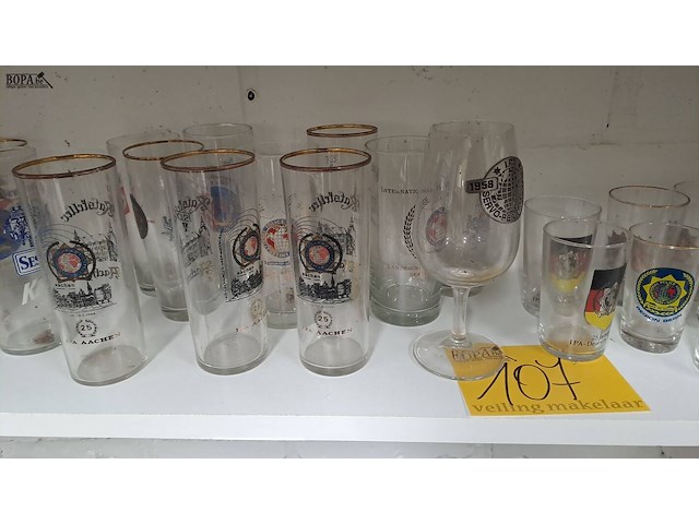 Lot 107 - diverse glazen ipa ong 25 stuks - afbeelding 3 van  4