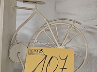 Lot 107 - metalen fiets boekensteunen - afbeelding 3 van  3
