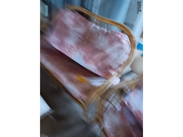 Lot 107 - rieten tuinsetje - afbeelding 3 van  4