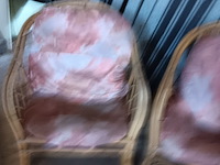 Lot 107 - rieten tuinsetje - afbeelding 4 van  4