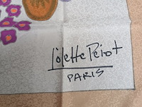 Lot 107 - zijden sjaal lolette perot - afbeelding 2 van  3