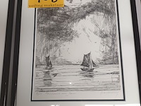 Lot 108 - kader met zeezicht - afbeelding 2 van  8