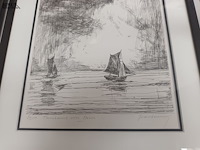 Lot 108 - kader met zeezicht - afbeelding 3 van  8