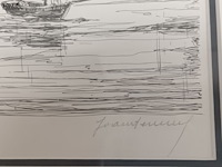 Lot 108 - kader met zeezicht - afbeelding 4 van  8