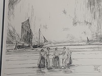 Lot 108 - kader met zeezicht - afbeelding 6 van  8