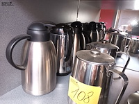 Lot 108 - koffiekannen en thermossen. 8 stuks - afbeelding 3 van  5
